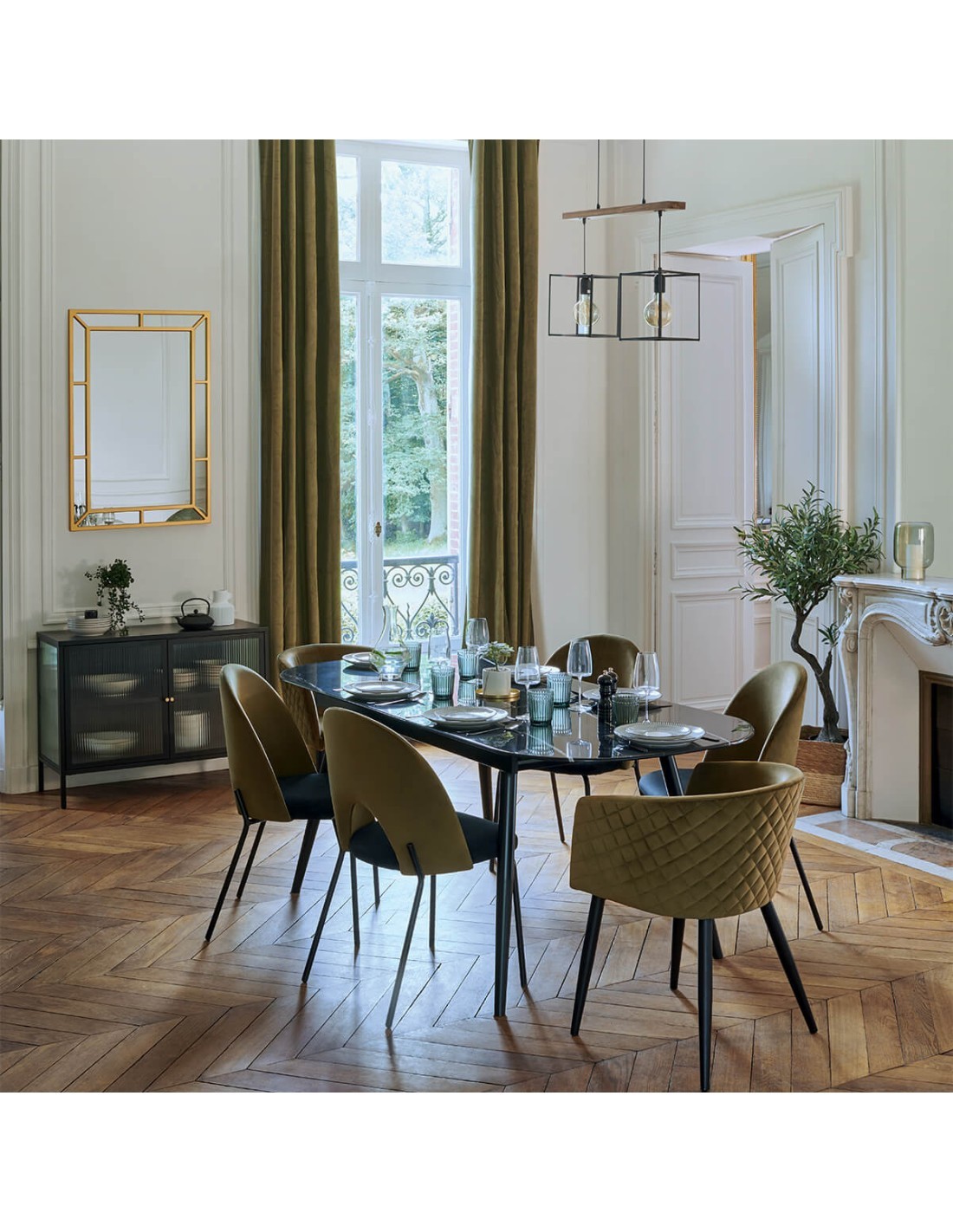 POLTRONA 157153D MARLO VELLUTO KAKI su TreG Ingrosso