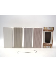 EVAPORATORE RETTANGOLARE 18X7,5X3,5CM RIGATO 4 COLORI su TreG Ingrosso