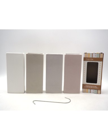 EVAPORATORE RETTANGOLARE 18X7,5X3,5CM RIGATO 4 COLORI su TreG Ingrosso