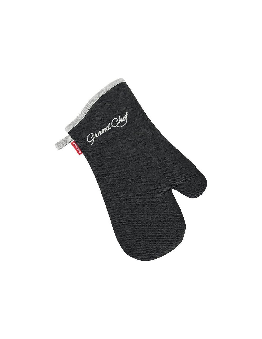 428840.45 GUANTO DA FORNO NERO GRANDCHEF su TreG Ingrosso