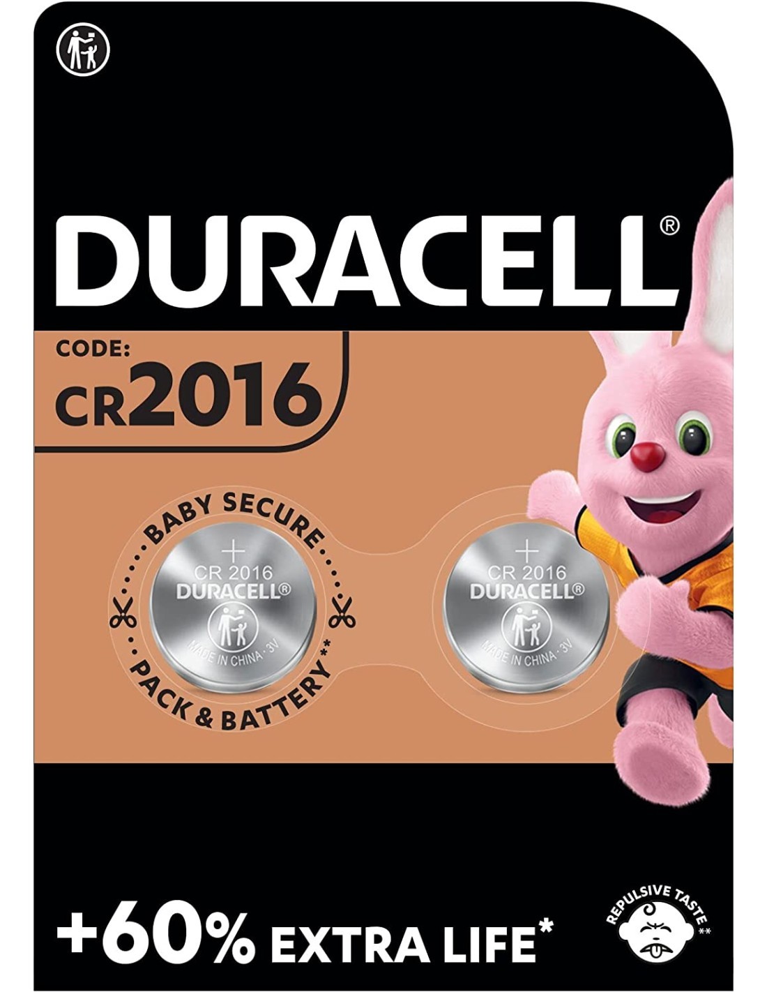 DURACELL BLISTER 2 PILE CR2016 su TreG Ingrosso