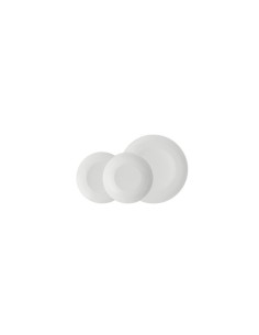 Set Tavola Essenziale 12 pezzi Coup - La Porcellana Bianca, Eleganza Minimal