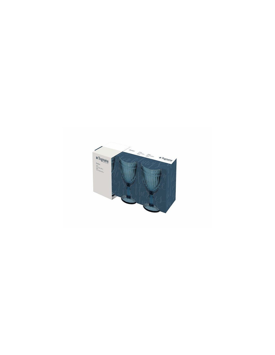 DORICO CONF 3 CALICI 310CC BLU su TreG Ingrosso