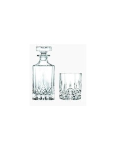 OPERA SET WHISKY 7PZ BOTTIGLIA+6 BICCHIERI su TreG Ingrosso