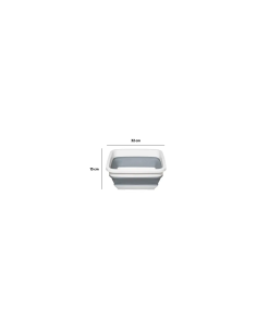 BACINELLA 164752 8LT RETRAIBILE BIANCO/GRIGIO su TreG Ingrosso 2