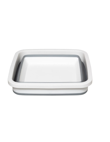 BACINELLA 164752 8LT RETRAIBILE BIANCO/GRIGIO su TreG Ingrosso