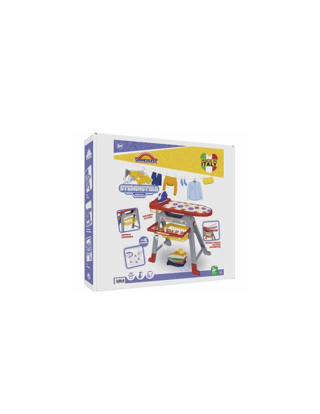 STENDISTIRA 41871 CON ACCESSORI 65X39X55CM su TreG Ingrosso