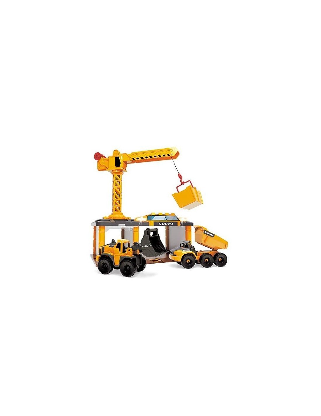 STAZIONE COSTRUZIONE 203726009 CON GRU E VEICOLI su TreG Ingrosso