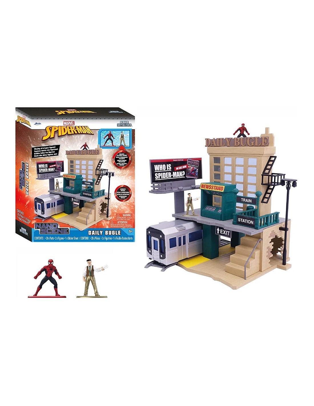 SPIDERMAN 253225012 PLAYSET DAILY BUGLE CON PERSONAGGI su TreG Ingr...