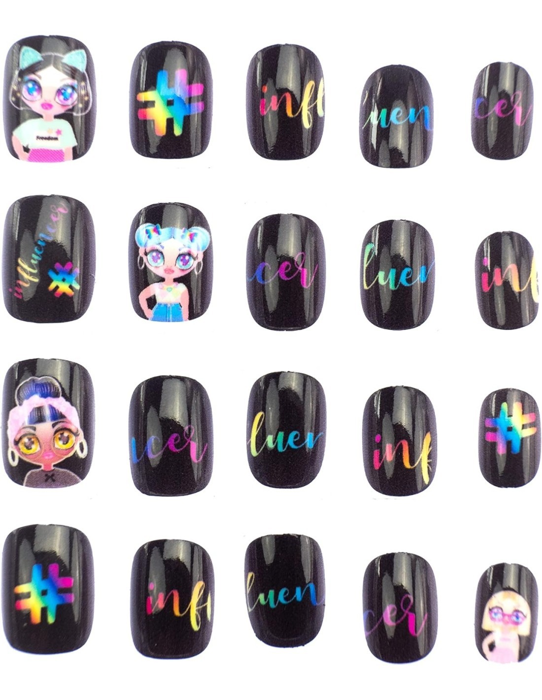 INFLUENCER 92051 SET 20 DECORI UNGHIE su TreG Ingrosso