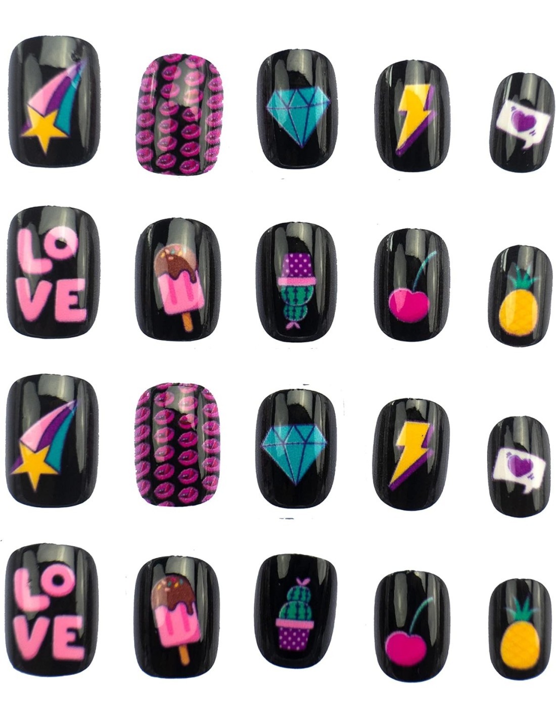 INFLUENCER 92051 SET 20 DECORI UNGHIE su TreG Ingrosso