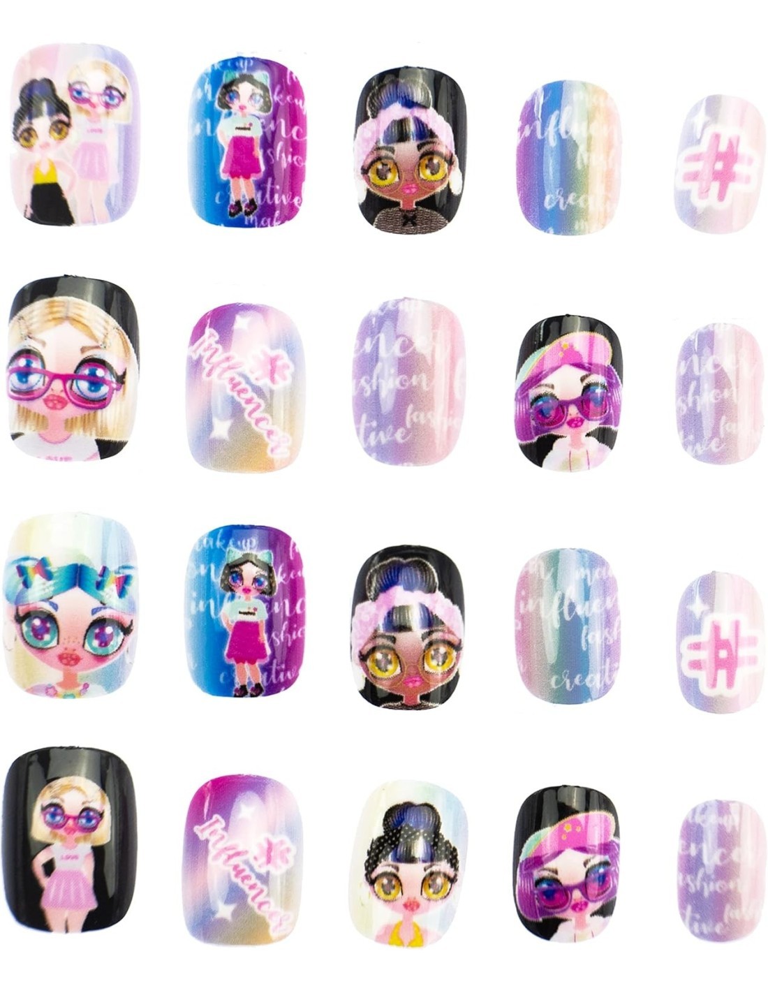 INFLUENCER 92051 SET 20 DECORI UNGHIE su TreG Ingrosso