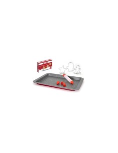 AUGURI E PALLINE SET TEGLIA 38X27 CON PENNA+STAMPI su TreG Ingrosso