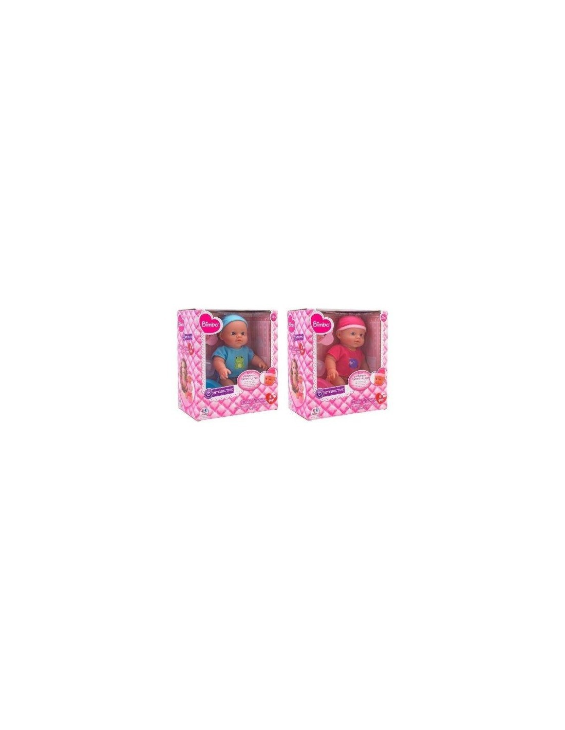 BIMBO 41475 BAMBOLA REAL BORN 20CM ASSORTITO su TreG Ingrosso