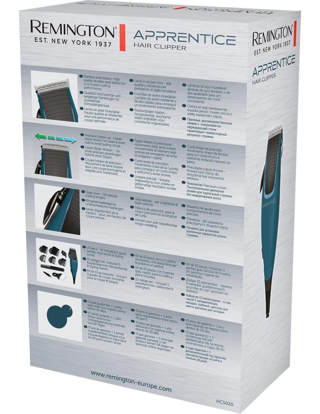 REGOLACAPELLI HC5020 APPRENTICE BLU 10 ACCESSORI su TreG Ingrosso