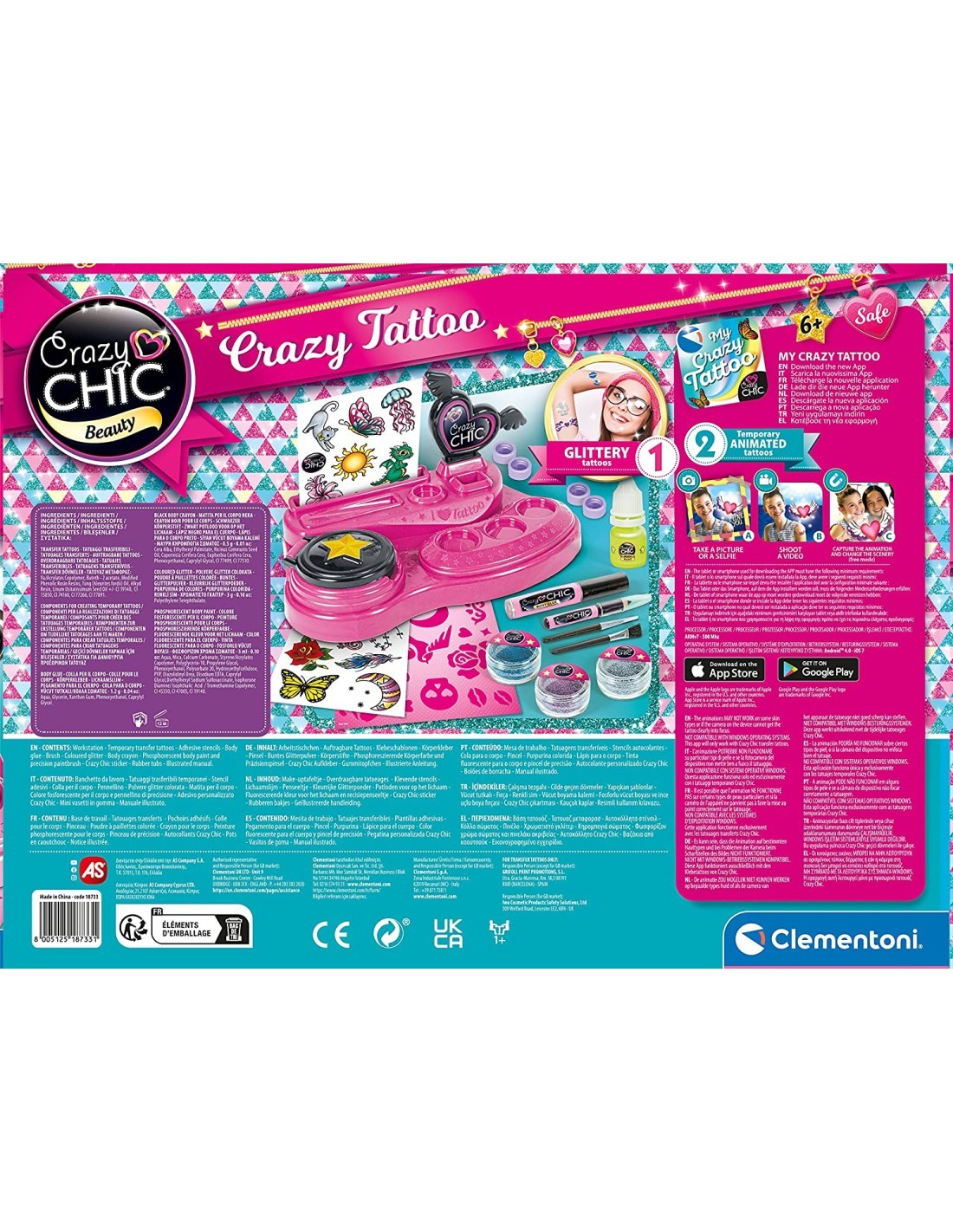 CRAZY CHIC 18733 CRAZY TATTOO LAB su TreG Ingrosso