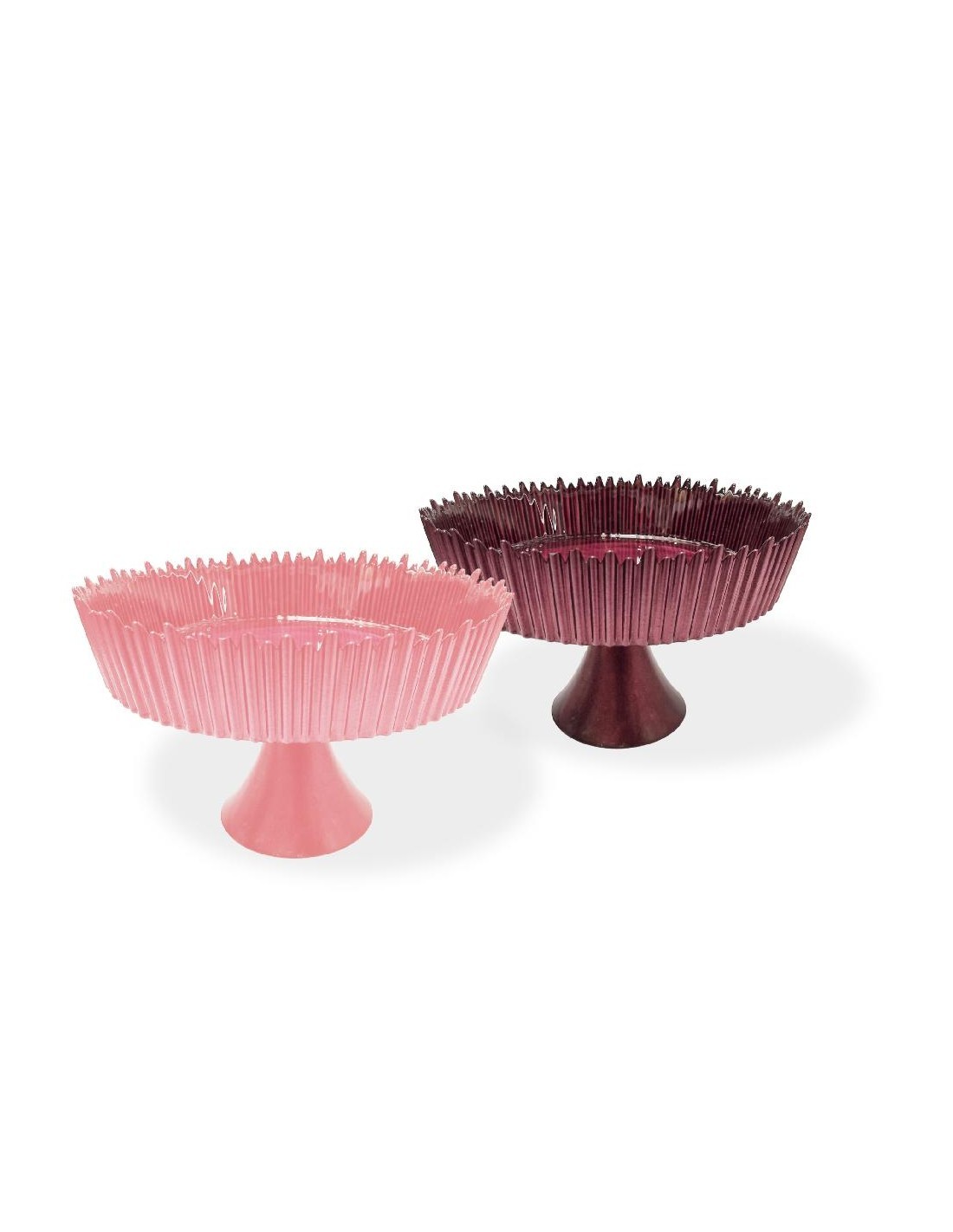 ALZATA VETRO CORTINA CON BASE 20X16,5CM COLORI ASSORTITI su TreG In...