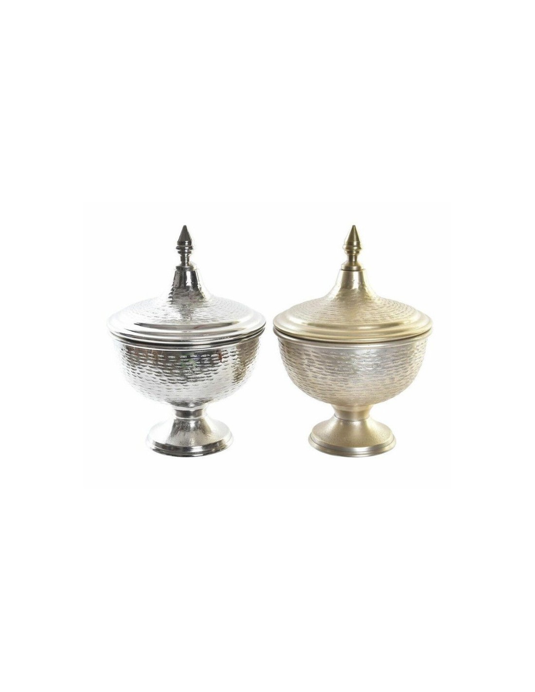 VASO AL195973 ALLUMINIO 21X21X30CM COLORI ASSORTITI su TreG Ingrosso