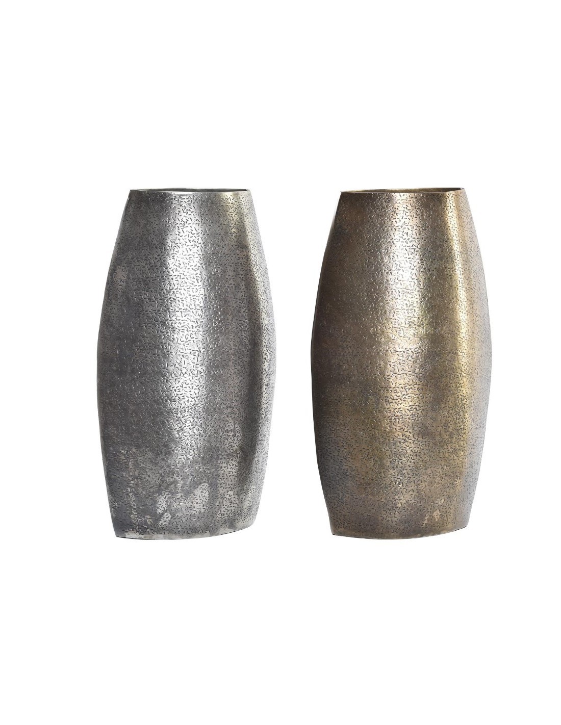 VASO AL195978 ALLUMINIO 20X12X36CM COLORI ASSORTITI su TreG Ingrosso