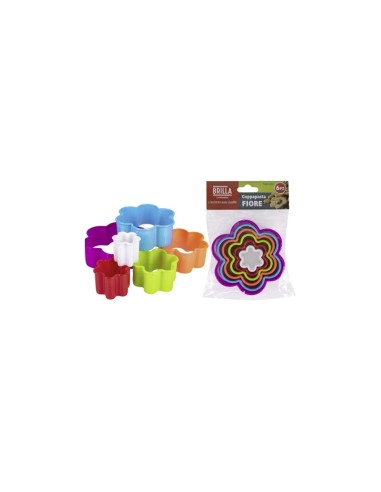 SET 6 FORMABISCOTTI COP07306A FORMA FIORE su TreG Ingrosso