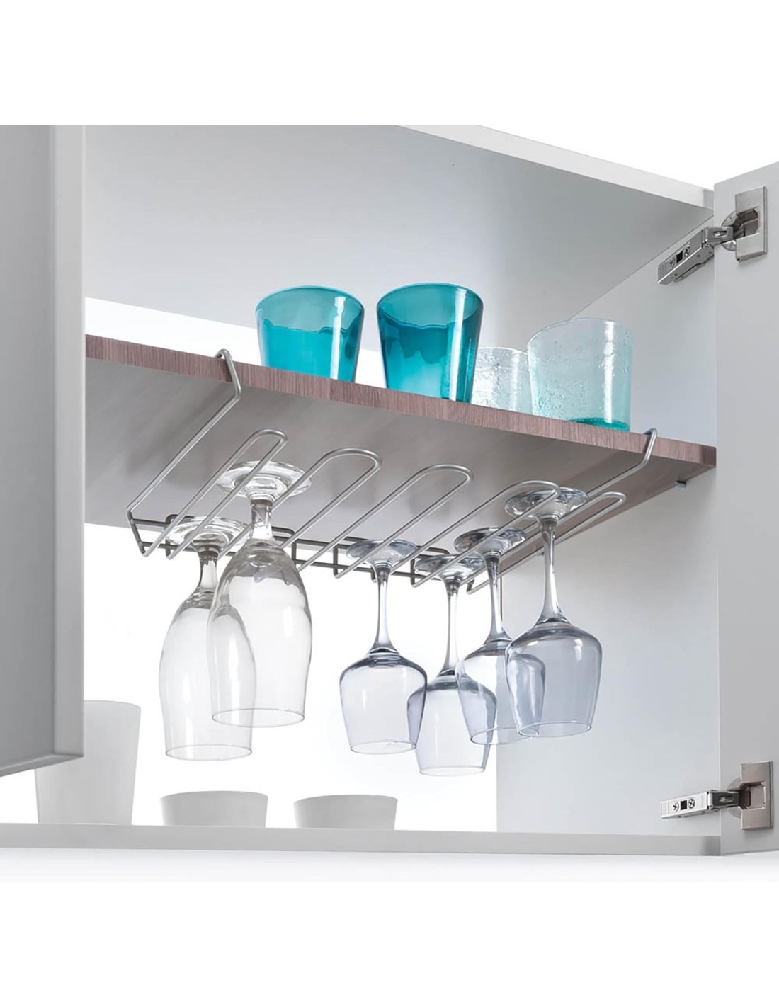 PORTABICCHIERI 364916 MYCRYSTAL 38X26X7CM METALLIZZATO su TreG Ingr...