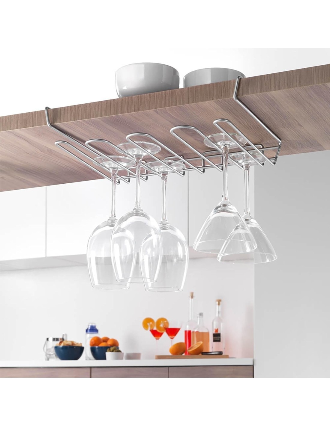 PORTABICCHIERI 364916 MYCRYSTAL 38X26X7CM METALLIZZATO su TreG Ingr...