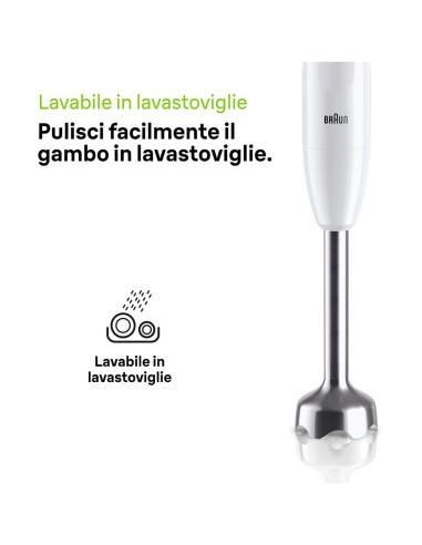 MINIPIMER MQ10201 CON ACCESSORI 450W 0,6LT MULTIQUICK1 su TreG Ingr...