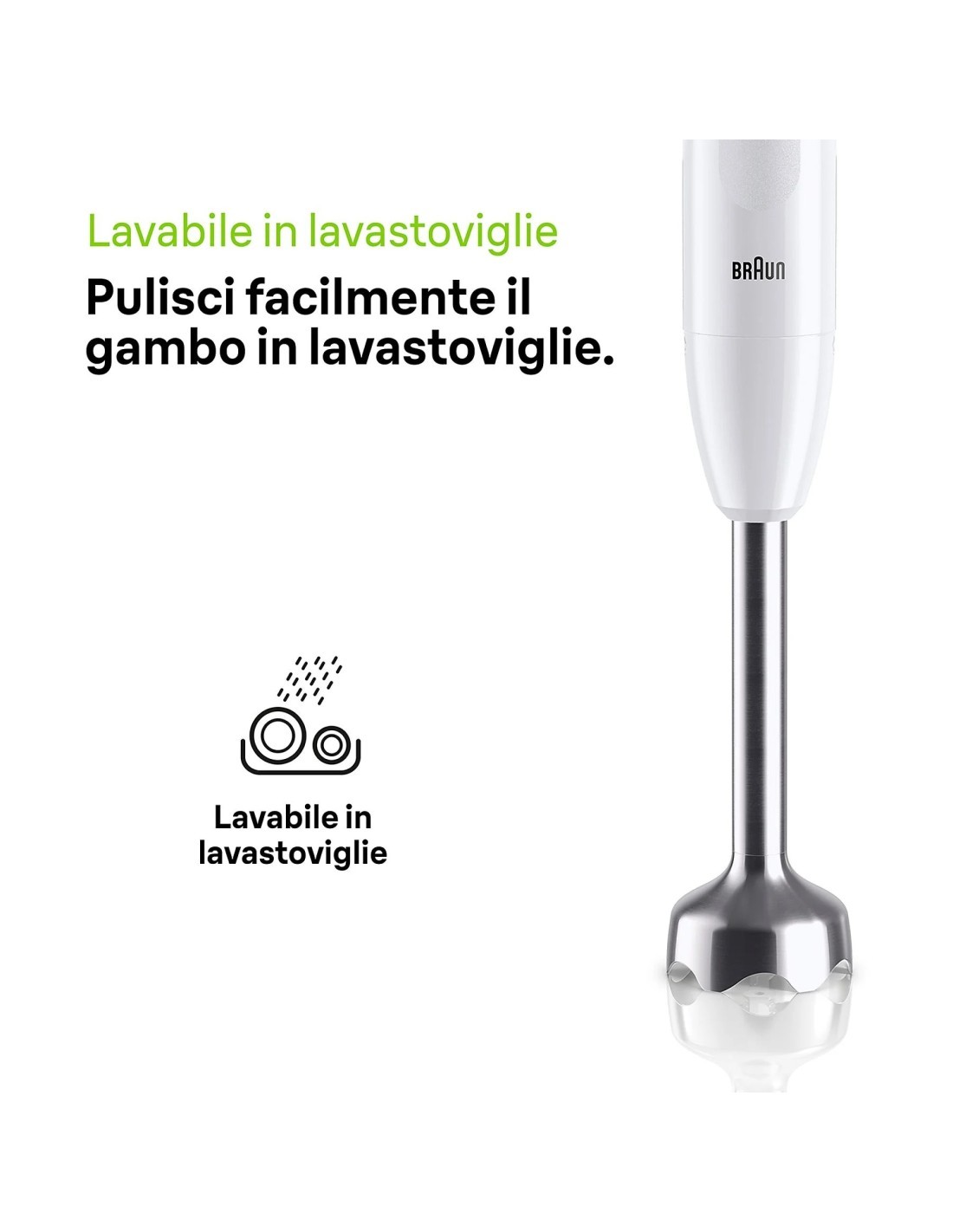 MINIPIMER MQ10201 CON ACCESSORI 450W 0,6LT MULTIQUICK1 su TreG Ingr...