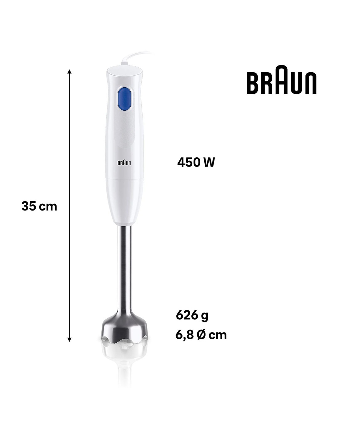 MINIPIMER MQ10201 CON ACCESSORI 450W 0,6LT MULTIQUICK1 su TreG Ingr...
