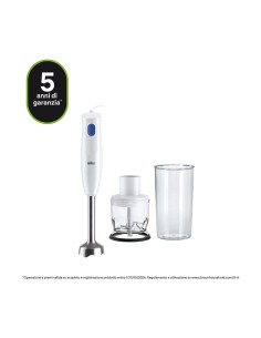 MINIPIMER MQ10201 CON ACCESSORI 450W 0,6LT MULTIQUICK1 su TreG Ingr...
