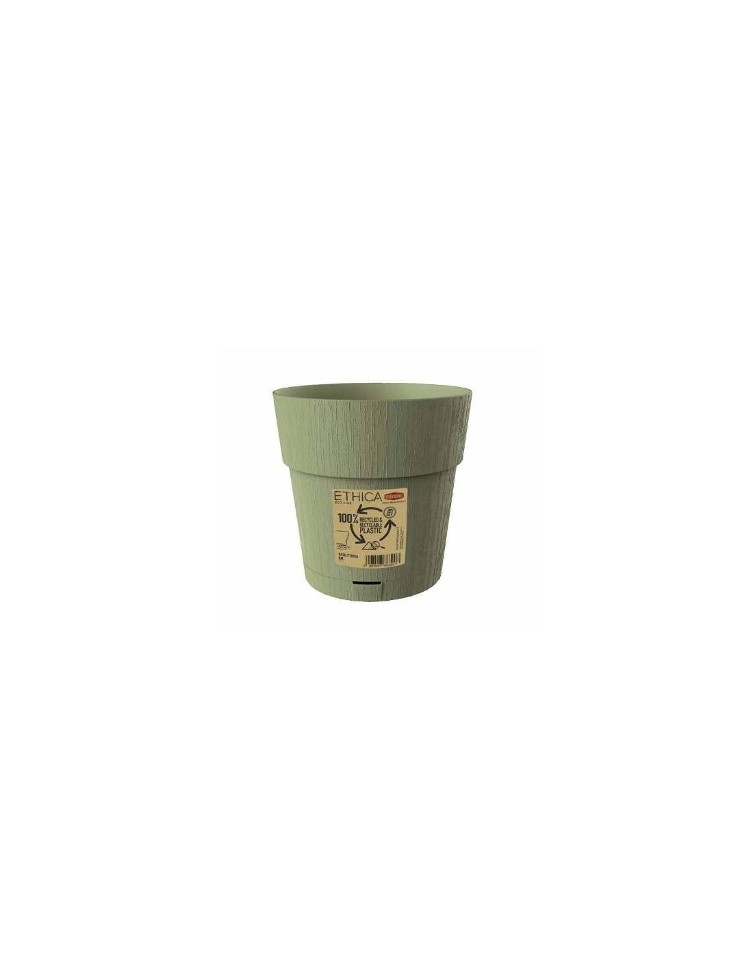 ETHICA VASO 68002 VERDE OLIVA 15CM su TreG Ingrosso