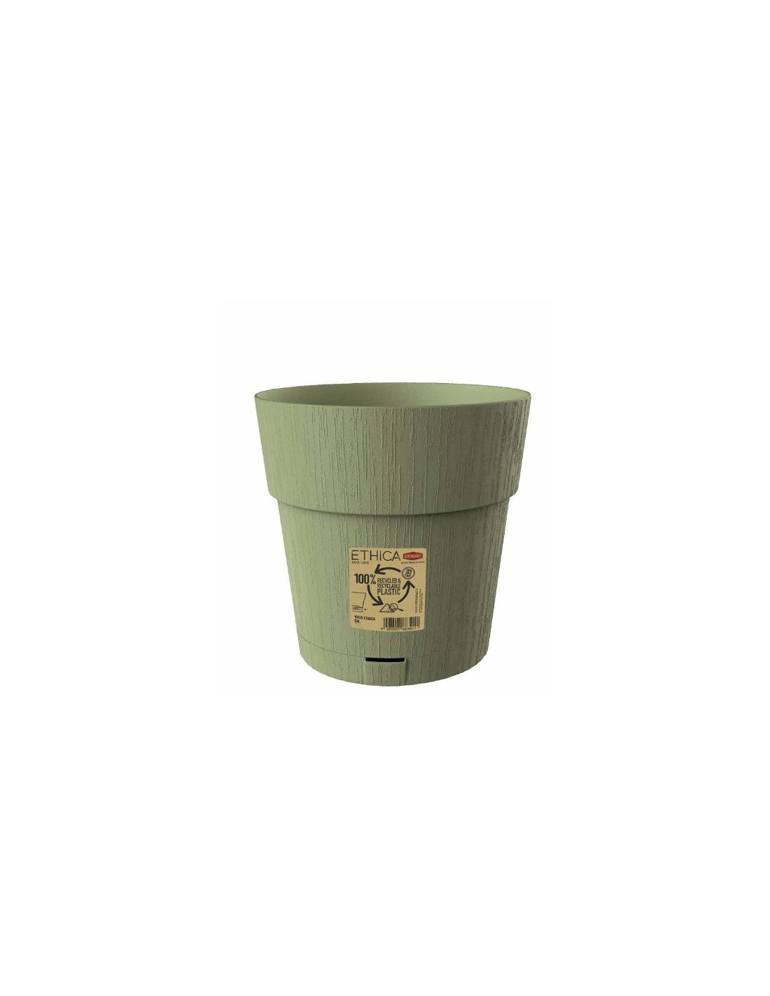 ETHICA VASO 68052 VERDE OLIVA 20CM su TreG Ingrosso