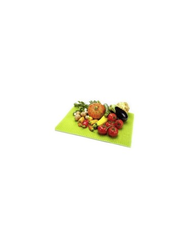 639793 PANNO ASCIUGA FRUTTA/VERDURA VERDE 51X39CM su TreG Ingrosso