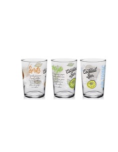 CONF 3 BICCHIERI CONIC M96102 510CC DRINK su TreG Ingrosso