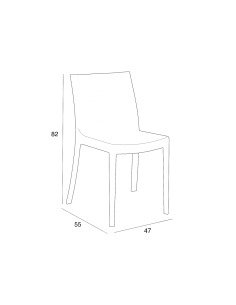 SEDIA MATRIX BIANCO su TreG Ingrosso 2