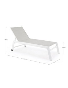 LETTINO 0662914 HILDE BIANCO CON RUOTE su TreG Ingrosso