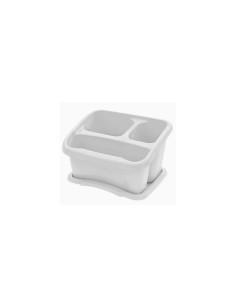 CESTELLO MULTIUSO BIANCO CON VASSOIO CONVER LINE su TreG Ingrosso