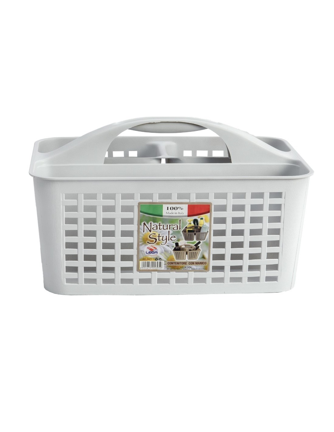 CESTA RATTAN 0605 3P CON MANICO su TreG Ingrosso