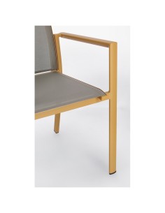SEDIA 0663300 KONNOR SENAPE CON BRACCIOLI su TreG Ingrosso
