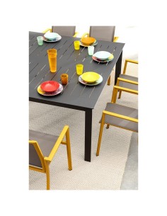 SEDIA 0663300 KONNOR SENAPE CON BRACCIOLI su TreG Ingrosso