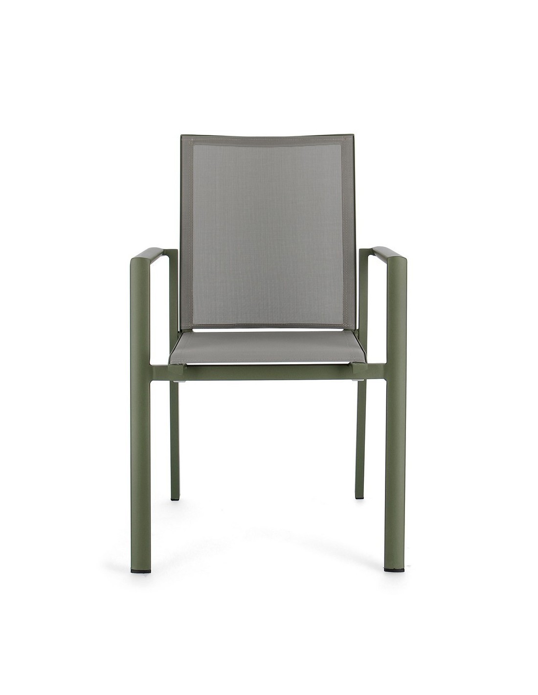 SEDIA 0663302 KONNOR VERDE CON BRACCIOLI su TreG Ingrosso