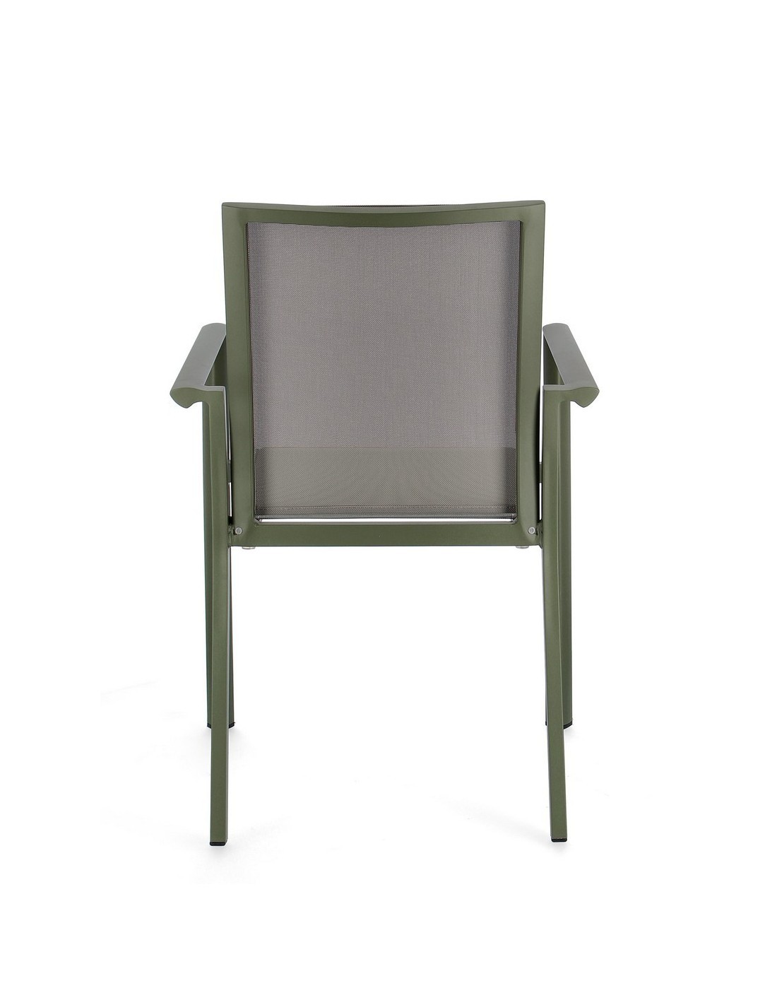 SEDIA 0663302 KONNOR VERDE CON BRACCIOLI su TreG Ingrosso