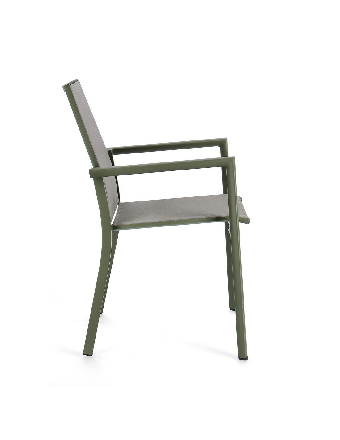 SEDIA 0663302 KONNOR VERDE CON BRACCIOLI su TreG Ingrosso