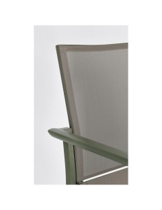 SEDIA 0663302 KONNOR VERDE CON BRACCIOLI su TreG Ingrosso