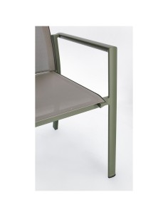 SEDIA 0663302 KONNOR VERDE CON BRACCIOLI su TreG Ingrosso