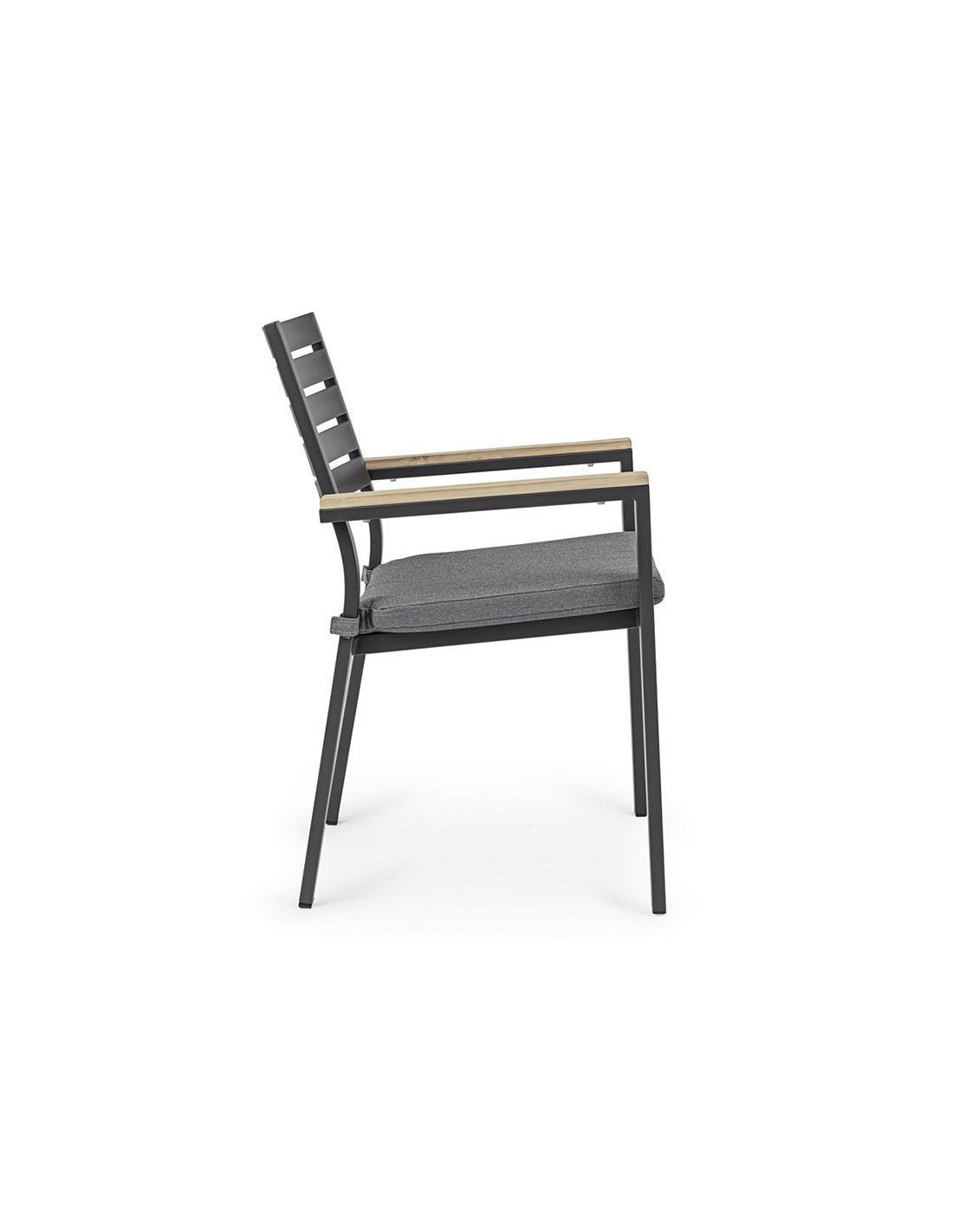 Sedia Belmar Bizzotto con braccioli integrati - 0663164 | TreG Ingrosso