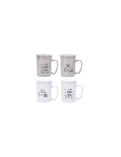 TISANIERA 78686 CERAMICA CON COPERCHIO E FILTRO ASSORTITA su TreG I...