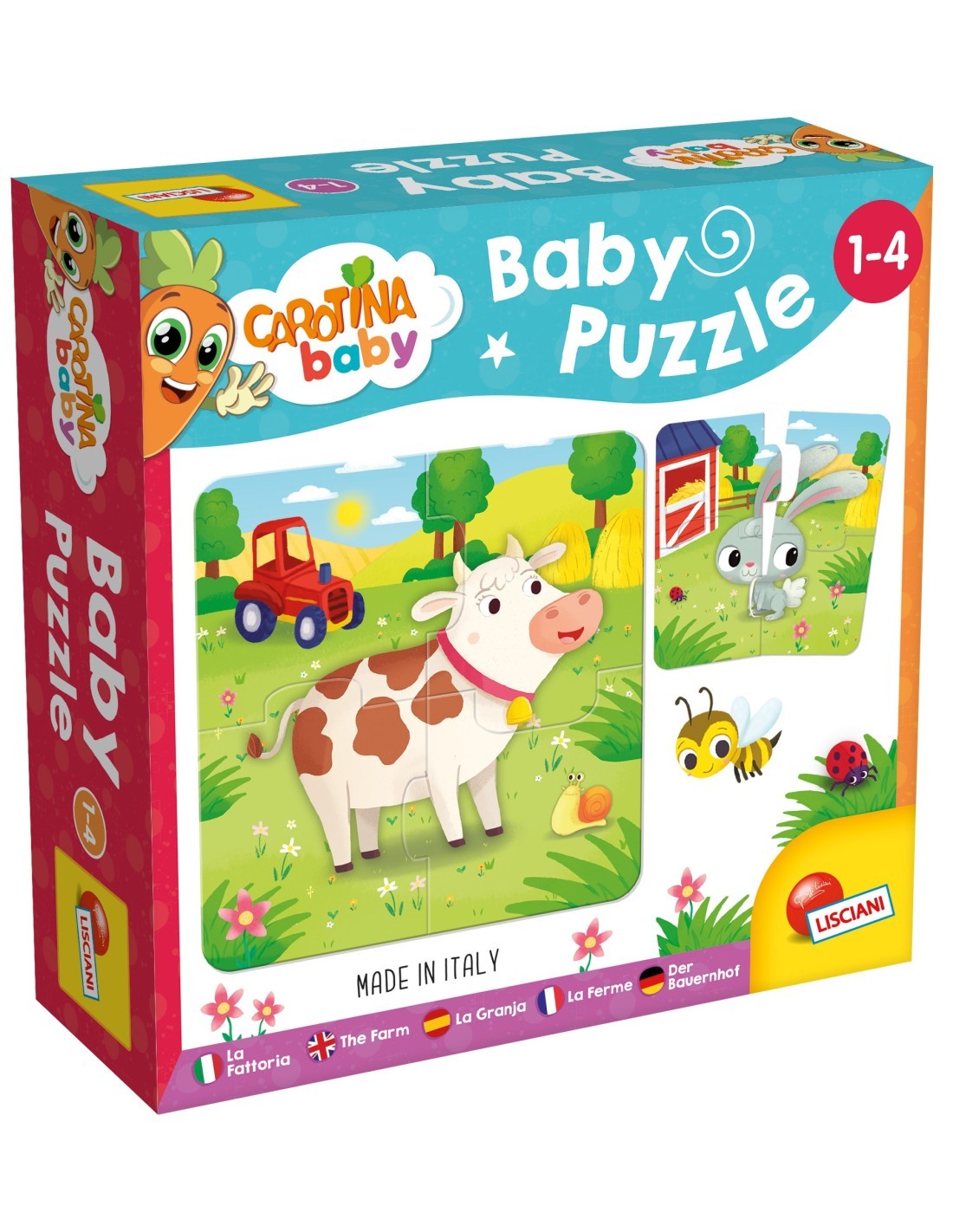 CAROTINA 80083 BABY PUZZLE LA FATTORIA su TreG Ingrosso