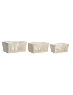 CESTA DC202049 2 MIS COTONE/METALLO BEIGE su TreG Ingrosso