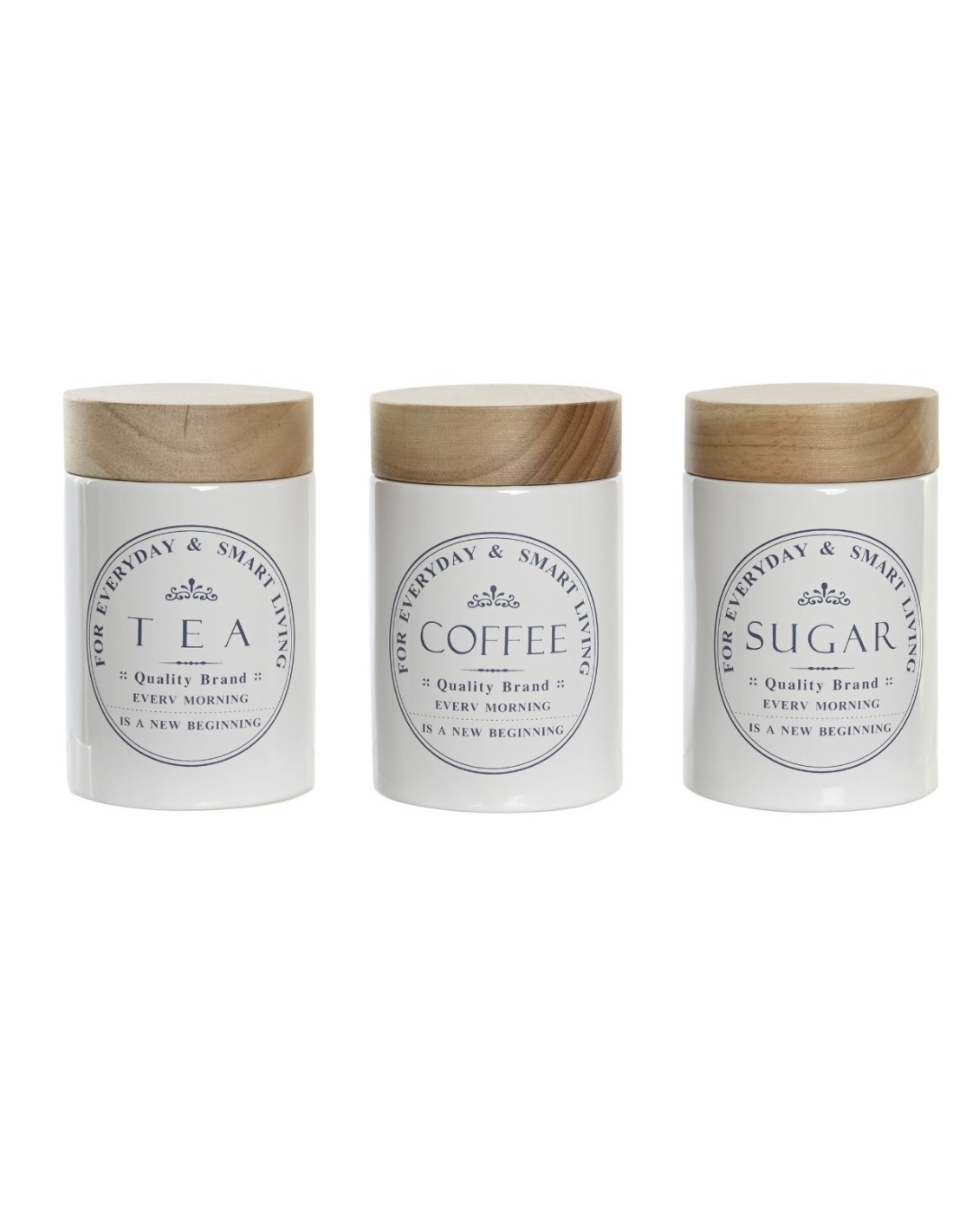 BARATTOLO PC204953 CERAMICA/LEGNO ASSORTITO 10X10X16CM su TreG Ingr...